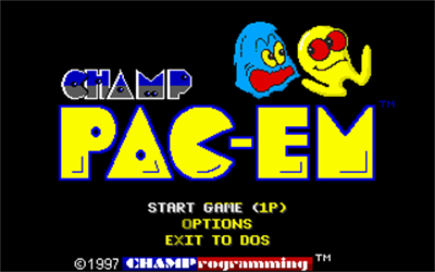CHAMP Pac-em - Screenshot - Game Title Image