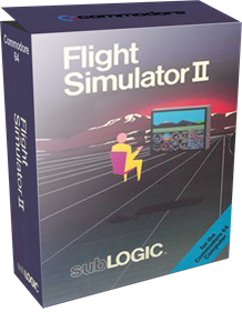 Flight Simulator II - Box - 3D Image