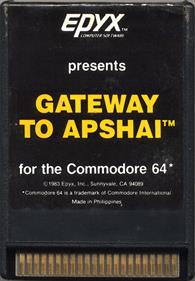 Gateway to Apshai - Cart - Back