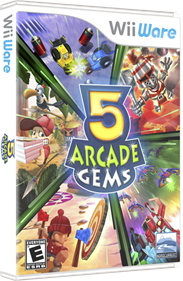 5 Arcade Gems - Box - 3D Image