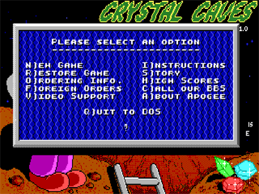 Crystal Caves - Screenshot - Game Select Image