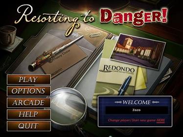 Nancy Drew Dossier: Resorting to Danger! - Screenshot - Game Title Image