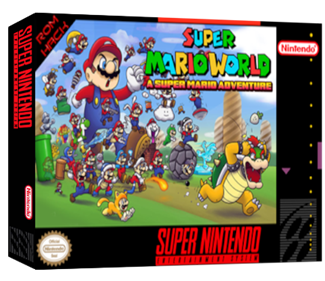 Super Mario World: A Super Mario Adventure - Box - 3D Image