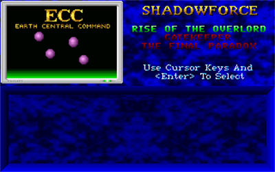 ShadowForce - Screenshot - Game Select