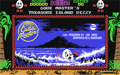 Treasure Island Dizzy - Screenshot - Game Title Image