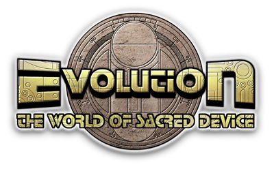 Evolution: The World of Sacred Device - Clear Logo Image