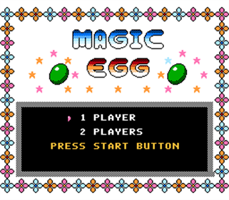 Magic Egg - Screenshot - Game Title Image