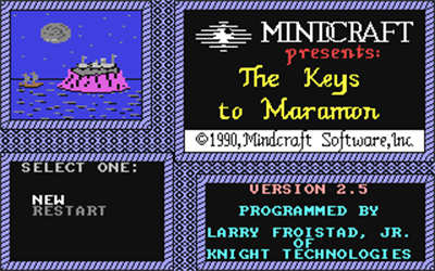 The Keys to Maramon - Screenshot - Game Title Image