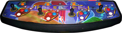 NBA Showtime: NBA on NBC / NFL Blitz 2000: Gold Edition - Arcade - Control Panel Image