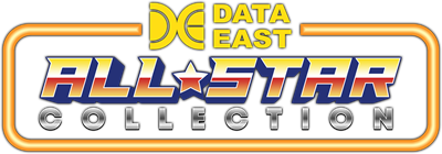 Data East All-Star Collection - Clear Logo Image