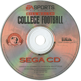 Bill Walsh College Football - Disc Image
