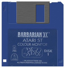 Barbarian II (Psygnosis) - Disc Image