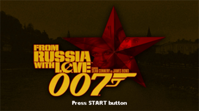 007: From Russia with Love - Screenshot - Game Title Image