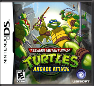 Teenage Mutant Ninja Turtles: Arcade Attack - Box - Front - Reconstructed Image