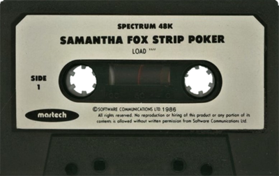 Samantha Fox Strip Poker - Cart - Front Image