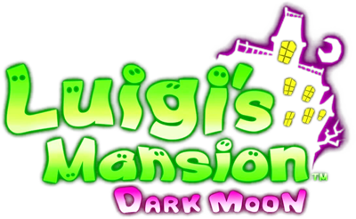 Luigi's Mansion: Dark Moon - Clear Logo Image