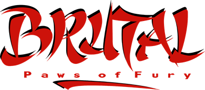 Brutal: Paws of Fury - Clear Logo Image