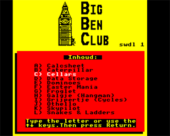 Big Ben Club Swdl 1 - Screenshot - Game Title Image