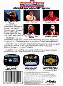 WWF WrestleMania - Box - Back Image