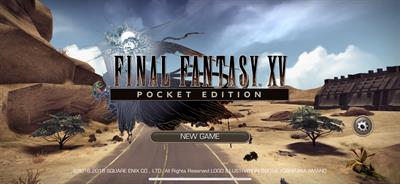 Final Fantasy XV: Pocket Edition - Screenshot - Game Title Image