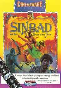 Sinbad and the Throne of the Falcon - Advertisement Flyer - Front Image