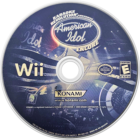 Karaoke Revolution Presents: American Idol Encore - Disc Image