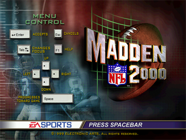 Madden NFL 2000 - Screenshot - Game Title Image