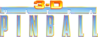 3-D Ultra Pinball - Clear Logo Image
