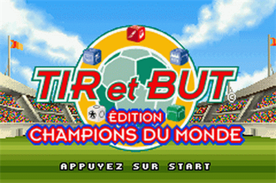 Tir et But: Edition Champions du Monde - Screenshot - Game Title Image