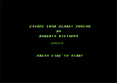 Escape from Planet of Phylom - Screenshot - Game Title Image
