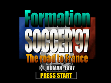 Formation Soccer '97: The Road to France - Screenshot - Game Title Image