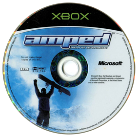 Amped: Freestyle Snowboarding - Disc Image
