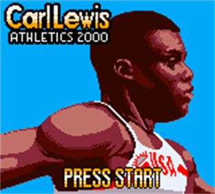 Carl Lewis Athletics 2000 - Screenshot - Game Title Image