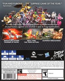 Power Rangers: Battle for the Grid - Box - Back Image