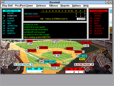 APBA presents: Baseball for Windows - Screenshot - Gameplay Image