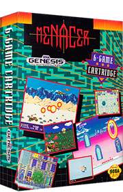 Menacer: 6-Game Cartridge - Box - 3D Image