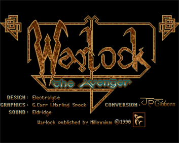 Warlock the Avenger - Screenshot - Game Title Image