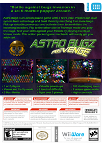 Astro Bugz: Revenge - Box - Back Image