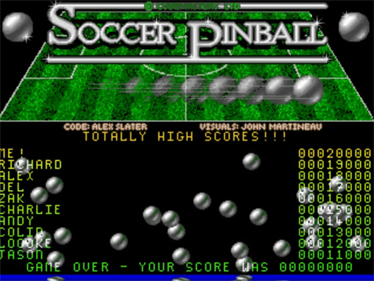 Soccer Pinball - Screenshot - Game Title Image