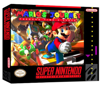 Mario's Journey Through Time & Space - Box - 3D Image