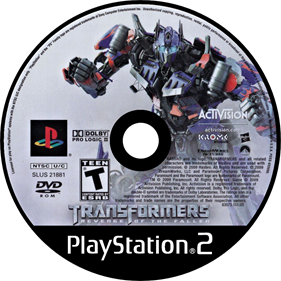 Transformers: Revenge of the Fallen - Disc Image