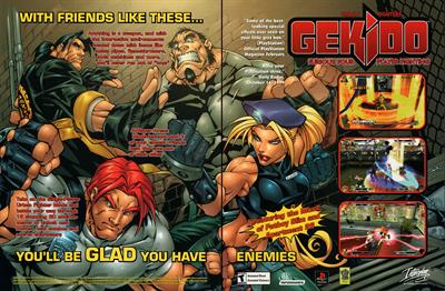 Gekido: Urban Fighters - Advertisement Flyer - Front Image