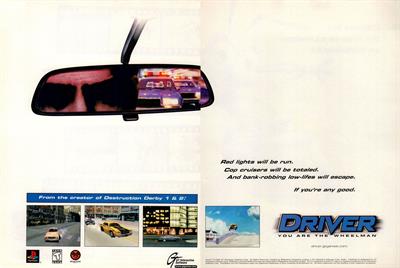 Driver: You Are the Wheelman - Advertisement Flyer - Front Image