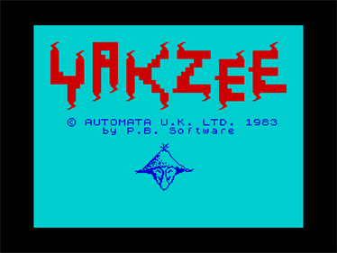 Yakzee - Screenshot - Game Title Image