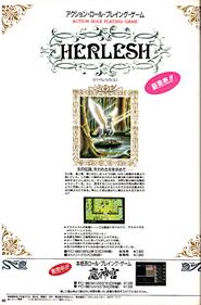 Herlesh - Advertisement Flyer - Front Image