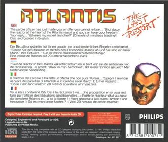 Atlantis: The Last Resort - Box - Back Image