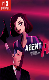 Agent A: A Puzzle in Disguise - Fanart - Box - Front