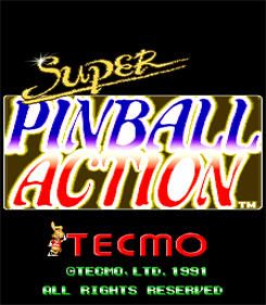 Super Pinball Action - Screenshot - Game Title Image