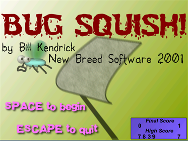 Bug Squish - Screenshot - Game Title Image