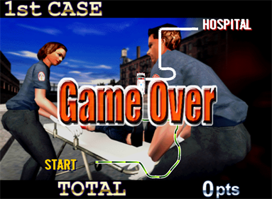 Emergency Call Ambulance - Screenshot - Game Over Image